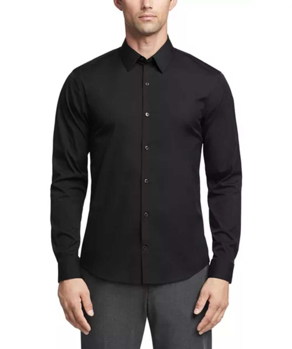 Calvin Klein Men's Extra Slim Fit Stretch Wrinkle Resistant Dress Shirt